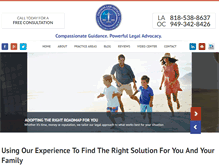 Tablet Screenshot of law-thomas.com